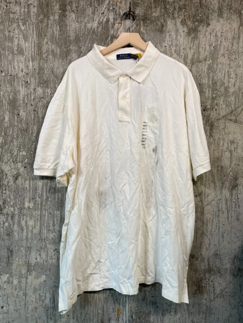 POLO RALPH LAUREN Men's Classic Fit Big Pony Mesh Polo Shirt Size 3XLT (Dirty)